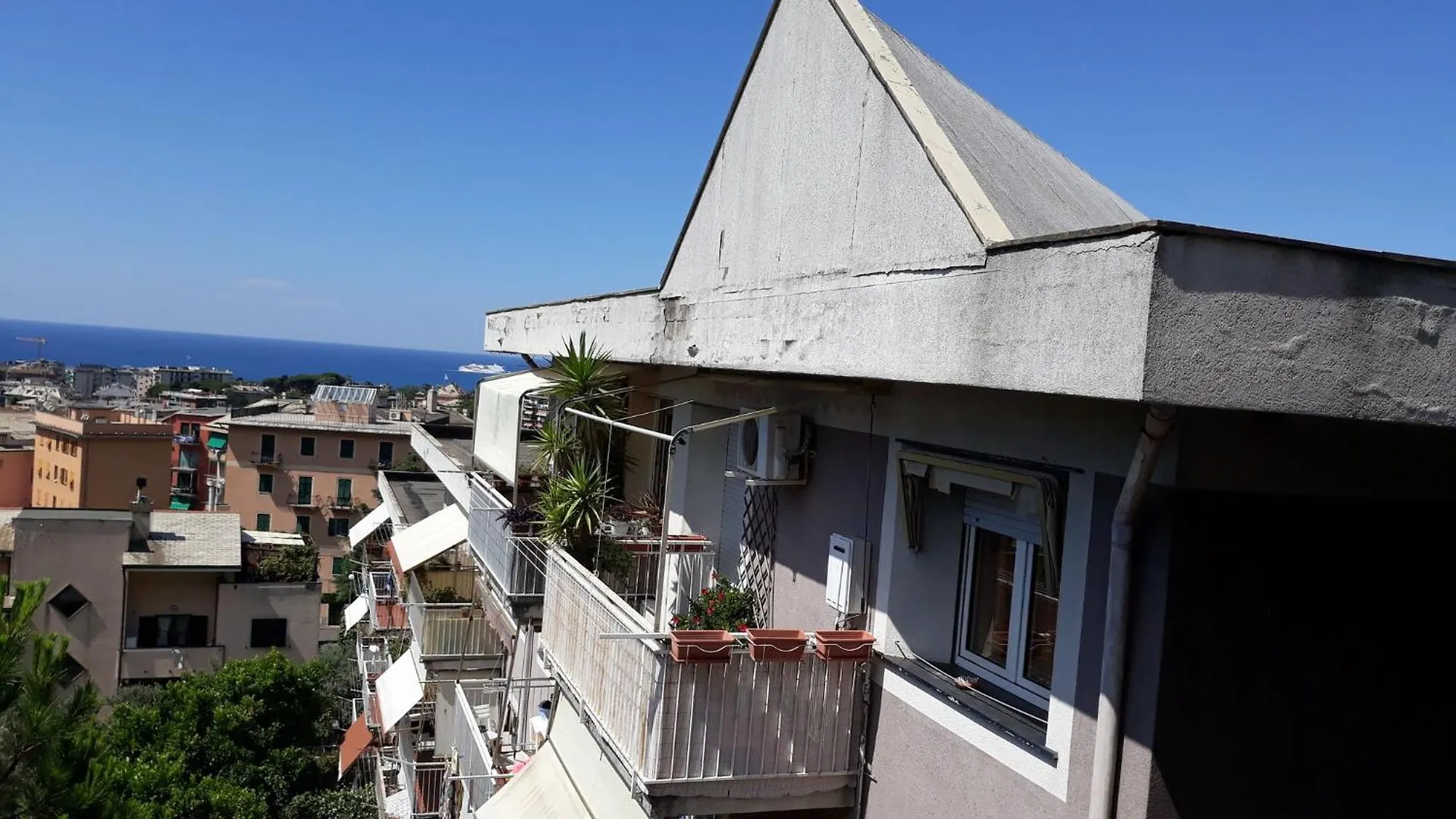 Nice Apartment With Sea View In Genoa Italy